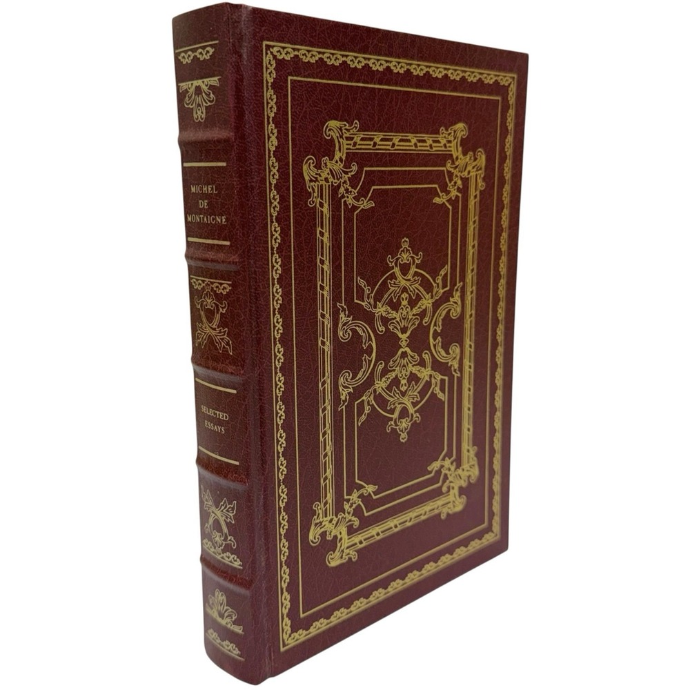 Michel De Montaigne Twenty Nine Essays The Franklin Library 1982 HC Leather Book